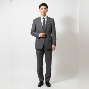 Classic Gray Pinstripe Men's Suit